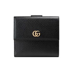 Gucci Leather French Flap Wallet